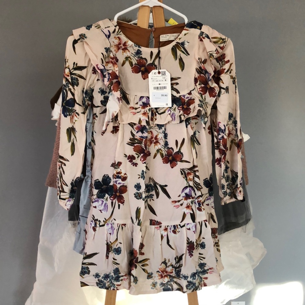Brand new with tag zara kids collection dress 9Y